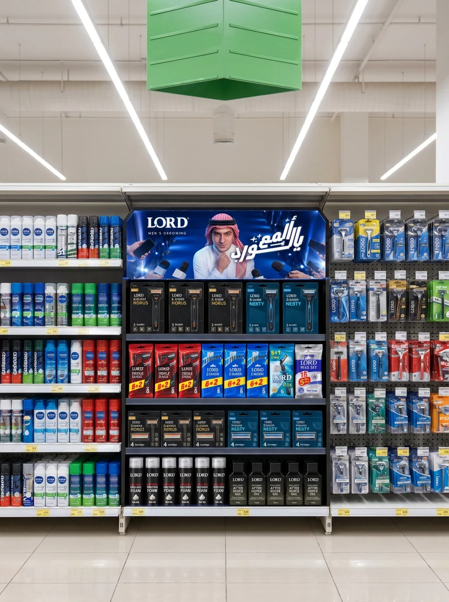 Men's grooming, the LORD block